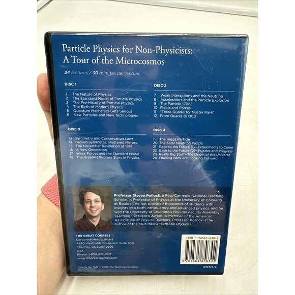 Particle Physics for Non-Physicists:A Tour of the Microcosmos Book Dvd SEALED - Picture 2 of 4